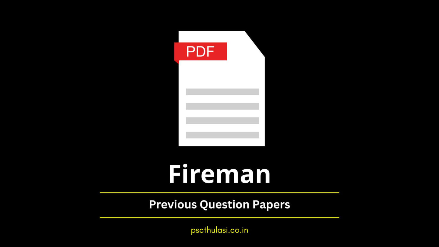 fireman previous question papers with answers